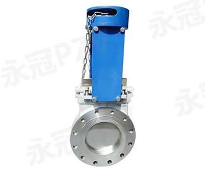 Sprocket drive knife gate valve