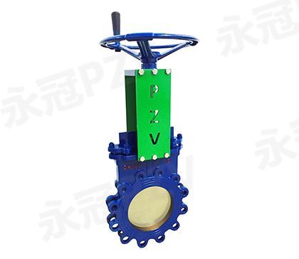 Manual eccentric dark rod knife gate valve PZV43H
